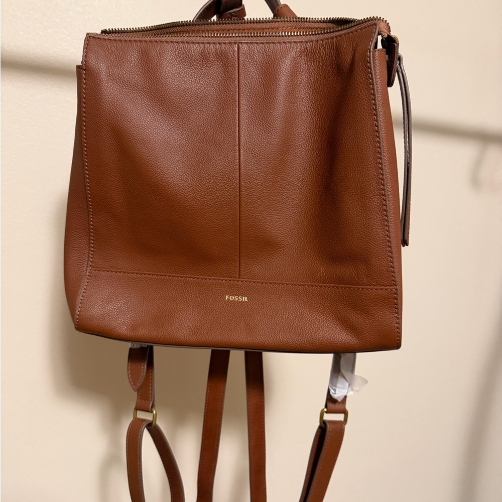 Fossil purse backpack.